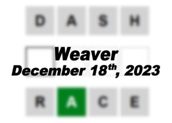 Daily Weaver Answers - 18th December 2023