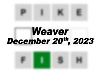 Daily Weaver Answers - 20th December 2023