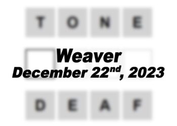 Daily Weaver Answers - 22nd December 2023