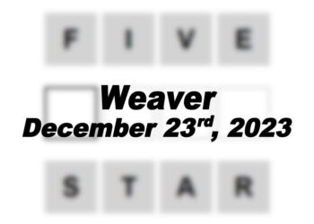 Daily Weaver Answers - 23rd December 2023
