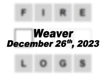 Daily Weaver Answers - 26th December 2023