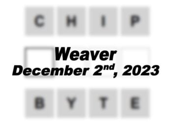 Daily Weaver Answers - 2nd December 2023