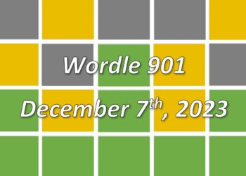 Daily Wordle 901 - 7th December 2023