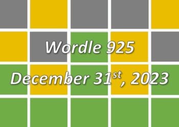 Daily Wordle 925 - 31st December 2023