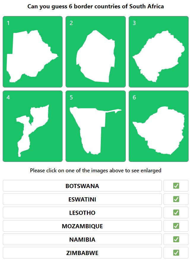 Daily Worldle 695 Bonus Neighbouring Countries Answers - December 17th 2022