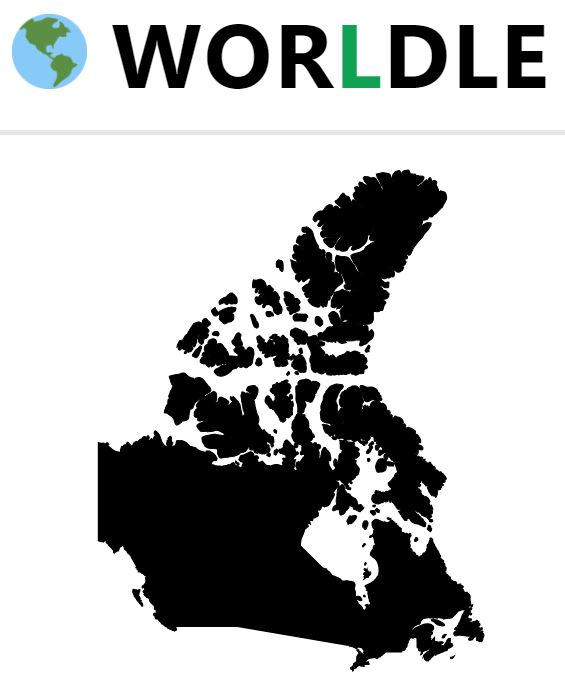 Daily Worldle 696 Country - December 18th 2023