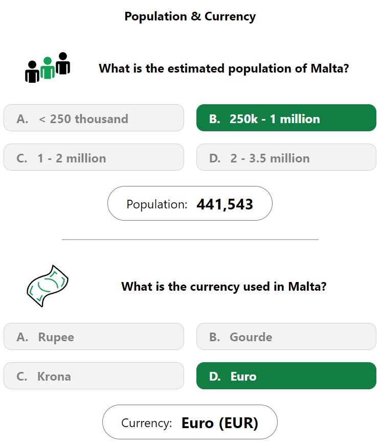 Daily Worldle 697 Bonus Currency & Population Answer - December 19th 2023