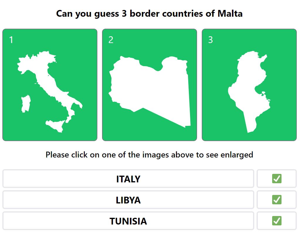 Daily Worldle 697 Bonus Neighbouring Countries Answers - December 19th 2022