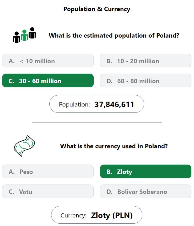 Daily Worldle 698 Bonus Currency & Population Answer - December 20th 2023