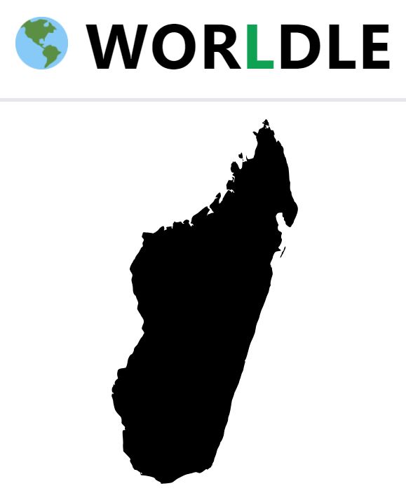 Daily Worldle 699 Country - December 21st 2023