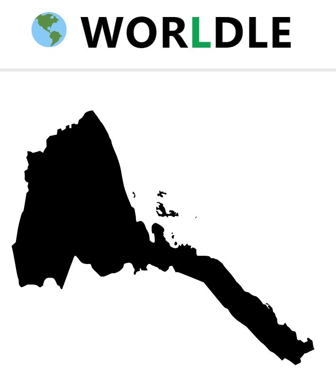 Daily Worldle 701 Country - December 23rd 2023