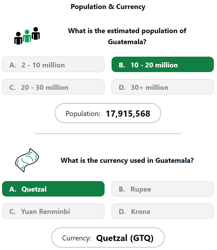 Daily Worldle 702 Bonus Currency & Population Answer - December 24th 2023