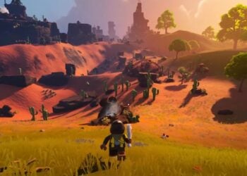 How to find Desert Biome Dry Valley LEGO Fortnite Map Location