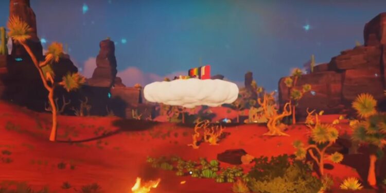 Rainbow Cloud in LEGO Fortnite