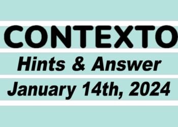 Daily Contexto 483 - January 14th 2024
