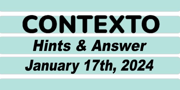 Daily Contexto 486 - January 17th 2024