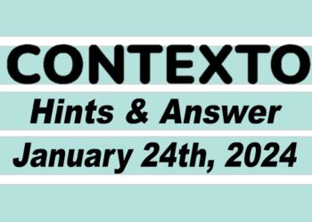 Daily Contexto 493 - January 24th 2024