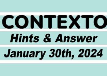 Daily Contexto 499 - January 30th 2024