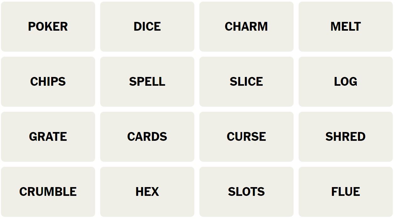 Daily NYT Connections 213 Puzzle - 10th January 2024