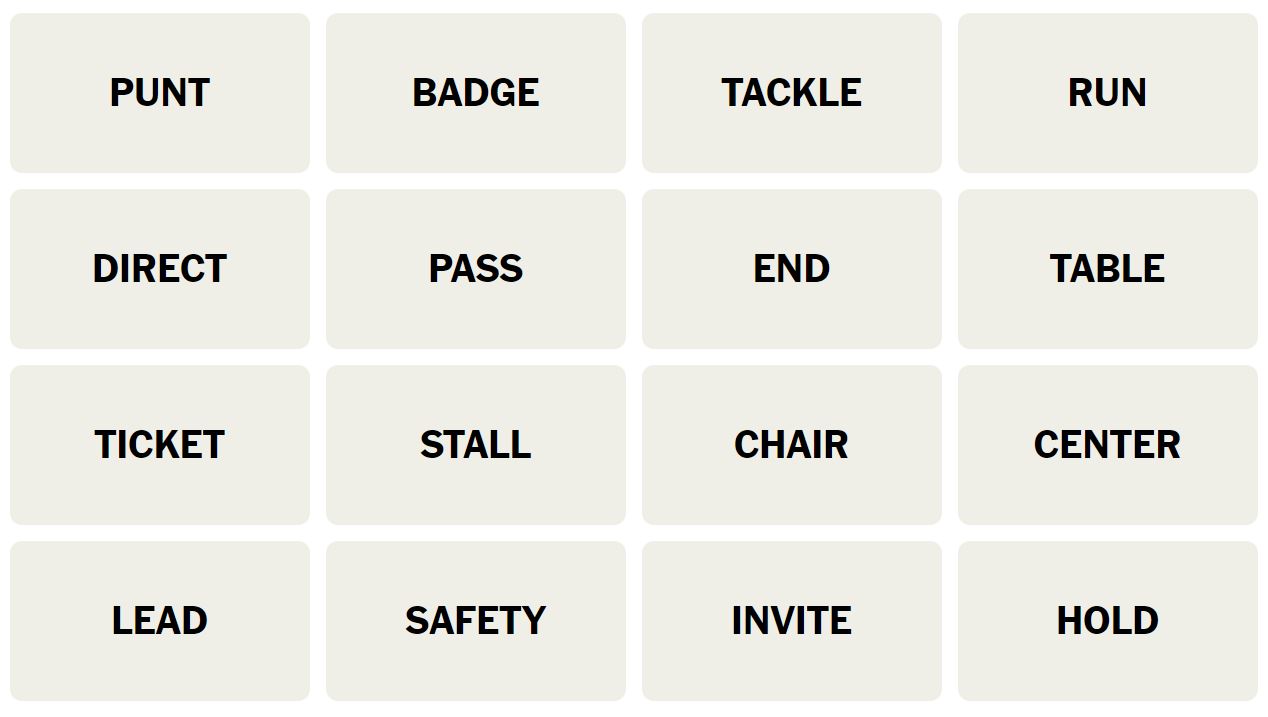 Daily NYT Connections 215 Puzzle - 12th January 2024