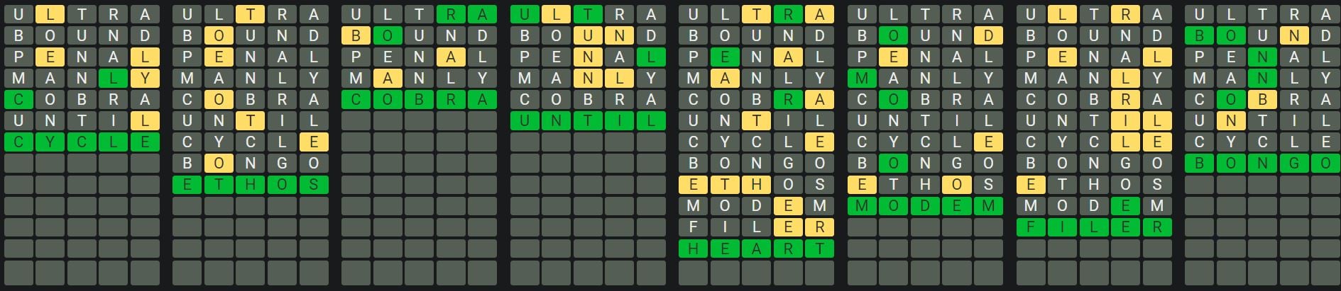 Daily Octordle 710 Rescue Answer - January 4th 2024