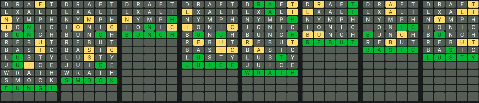 Daily Octordle 711 Rescue Answer - January 5th 2024