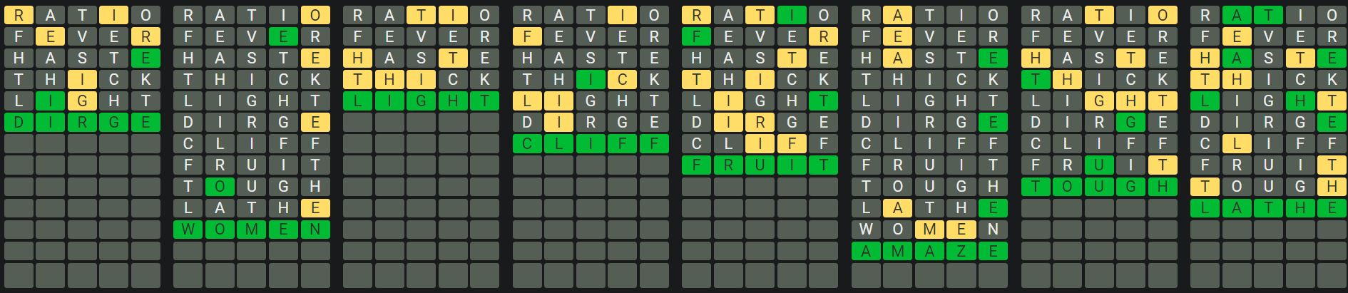 Daily Octordle 712 Rescue Answer - January 6th 2024