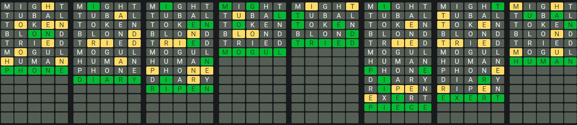 Daily Octordle 715 Rescue Answer - January 9th 2024