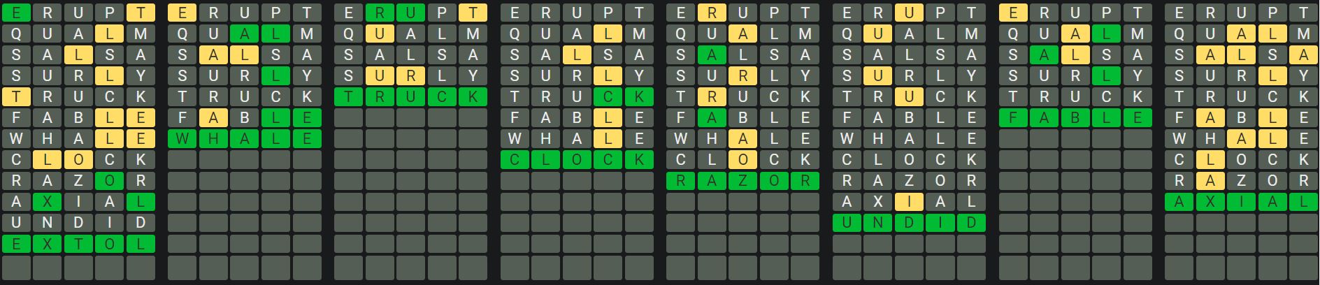 Daily Octordle 716 Rescue Answer - January 10th 2024