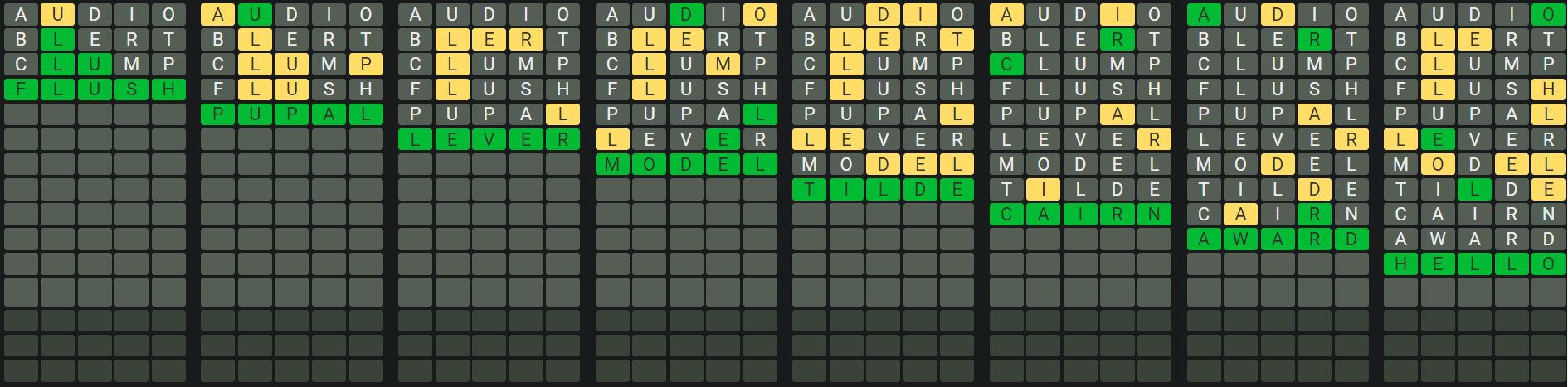 Daily Octordle 716 Sequence Answer - January 10th 2024