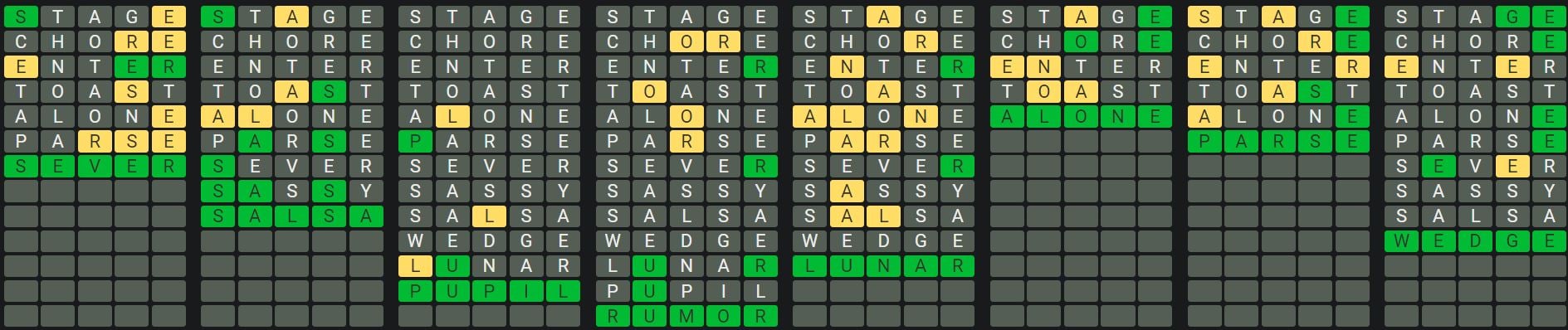 Daily Octordle 726 Rescue Answer - January 20th 2024