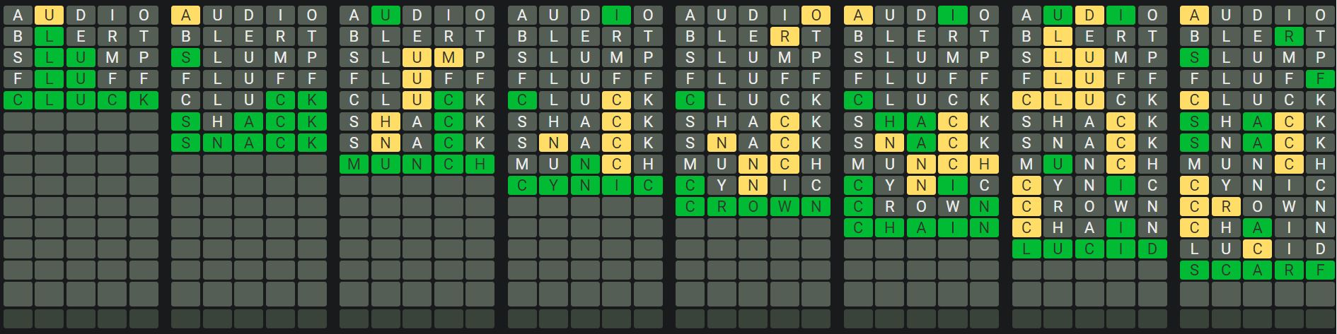 Daily Octordle 726 Sequence Answer - January 20th 2024