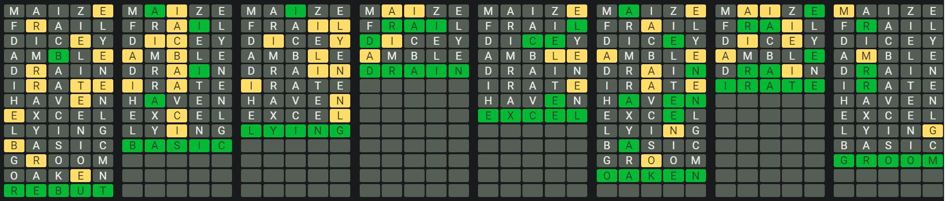 Daily Octordle 728 Rescue Answer - January 22nd 2024