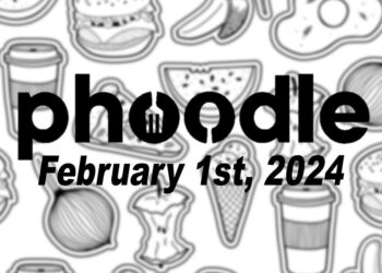 Daily Phoodle - 1st February 2024