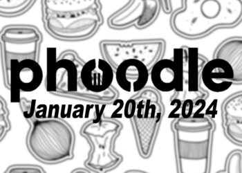 Daily Phoodle - 20th January 2024