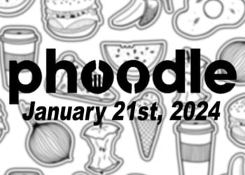 Daily Phoodle - 21st January 2024