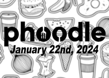Daily Phoodle - 22nd January 2024