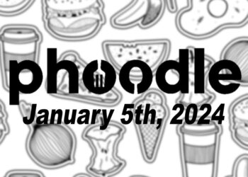 Daily Phoodle - 5th January 2024