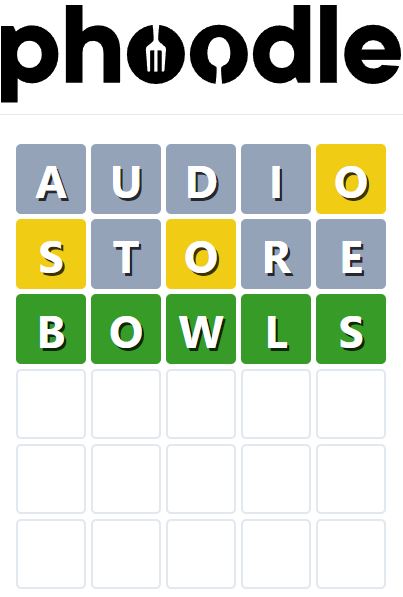 Daily Phoodle Answer 618 - 16th January 2024