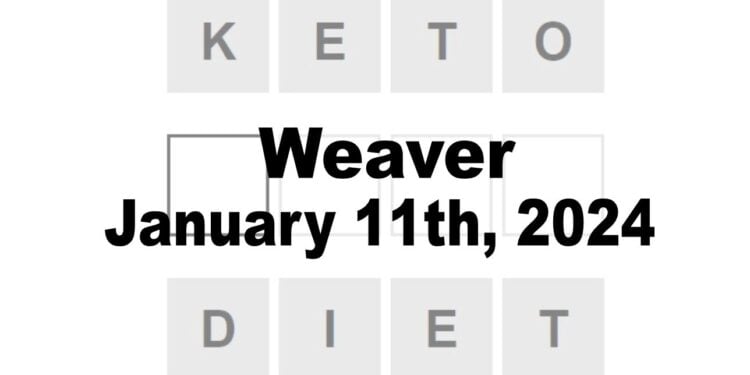 Daily Weaver Answers - 11th January 2024