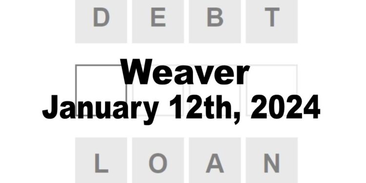 Daily Weaver Answers - 12th January 2024