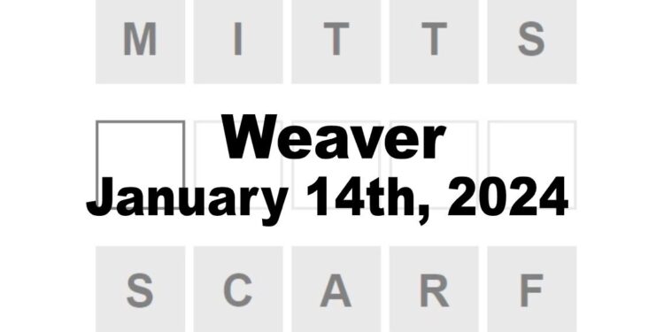 Daily Weaver Answers - 14th January 2024