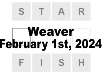 Daily Weaver Answers - 1st February 2024