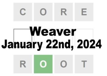 Daily Weaver Answers - 22nd January 2024