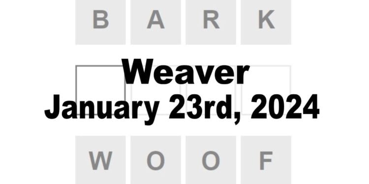 Daily Weaver Answers - 23rd January 2024
