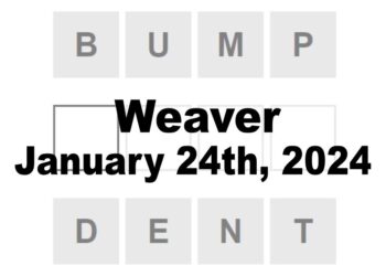 Daily Weaver Answers - 24th January 2024