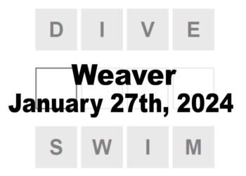Daily Weaver Answers - 27th January 2024