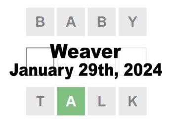 Daily Weaver Answers - 29th January 2024