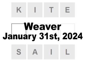 Daily Weaver Answers - 31st January 2024