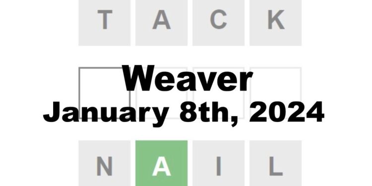 Daily Weaver Answers - 8th January 2024